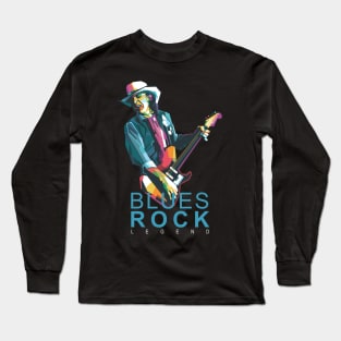 BLUES ROCK LEGEND Long Sleeve T-Shirt